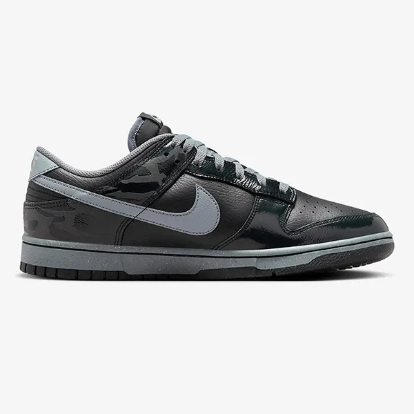 Giày Thể Thao Nam Nike Dunk Low Retro Quickstrike FZ3053-001 Màu Đen Phối Xám Size 39