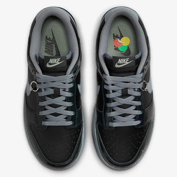 Giày Thể Thao Nam Nike Dunk Low Retro Quickstrike FZ3053-001 Màu Đen Phối Xám Size 39