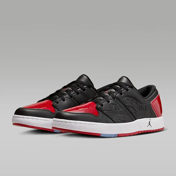Giày Thể Thao Nam Nike Jordan New Retro 1 Low Men's Shoes DV5141-108 Màu Đen Đỏ Size 40