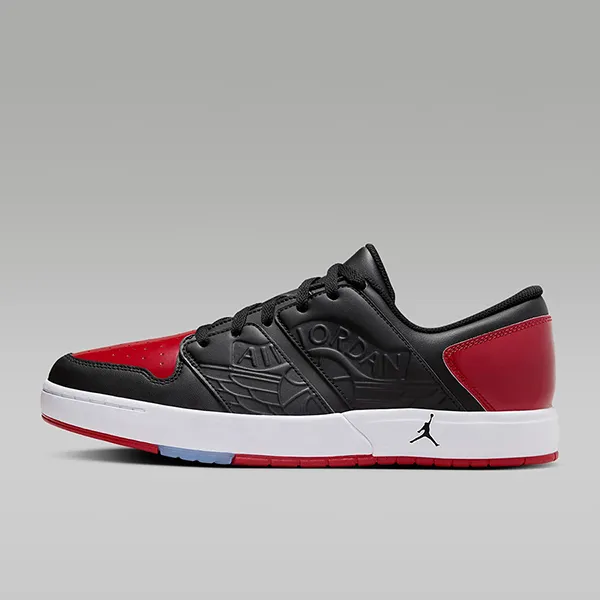 Giày Thể Thao Nam Nike Jordan New Retro 1 Low Men's Shoes DV5141-108 Màu Đen Đỏ Size 40