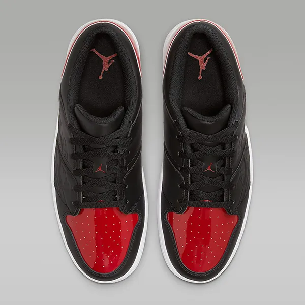 Giày Thể Thao Nam Nike Jordan New Retro 1 Low Men's Shoes DV5141-108 Màu Đen Đỏ Size 40