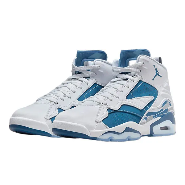 Giày Thể Thao Nam Nike Jumpman MVP DZ4475-101 Màu Trắng - Xanh Size 47 - Giày - Vua Hàng Hiệu