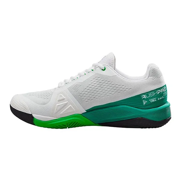 Giày Pickleball Nam Wilson Rush Pro 4.0 WRS330660U070 Màu Trắng Phối Xanh Size 43 - Pickleball - Vua Hàng Hiệu