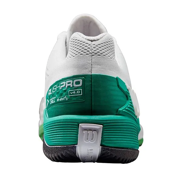 Giày Pickleball Nam Wilson Rush Pro 4.0 WRS330660U070 Màu Trắng Phối Xanh Size 43 - Pickleball - Vua Hàng Hiệu