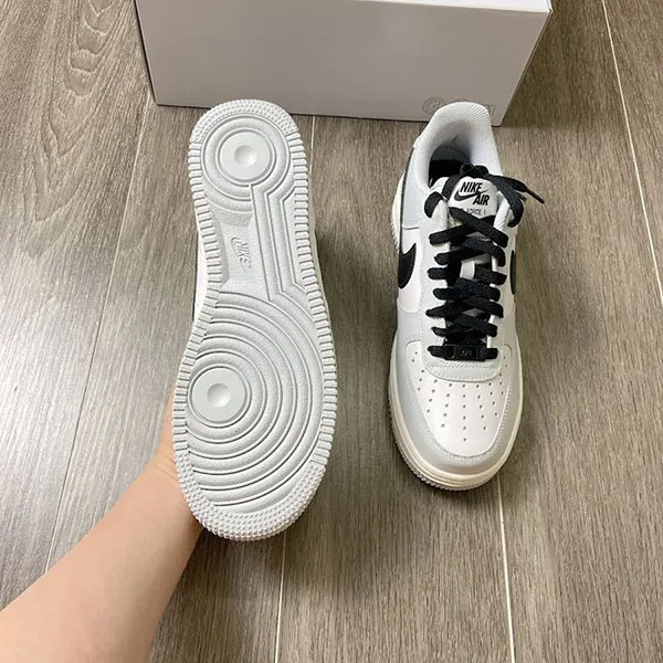 Giày Thể Thao Nike Af1 Custom Smoke Unlocker Màu Xám Trắng Size 44