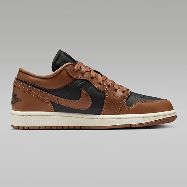 Giày Thể Thao Nike Air Jordan 1 Low DC0774-021 Màu Nâu Phối Đen Size 35.5 - Giày - Vua Hàng Hiệu