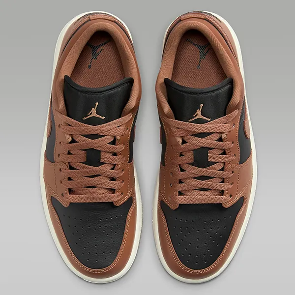 Giày Thể Thao Nike Air Jordan 1 Low DC0774-021 Màu Nâu Phối Đen Size 35.5 - Giày - Vua Hàng Hiệu
