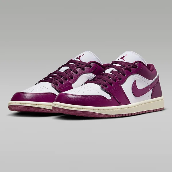 Giày Thể Thao Nike Air Jordan 1 Low DC0774-161 Màu Trắng Phối Tím Size 35.5