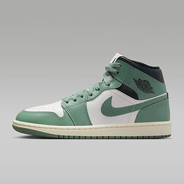 Giày Thể Thao Nike Air Jordan 1 MID BQ6472-130 Màu Xanh/Trắng Size 36