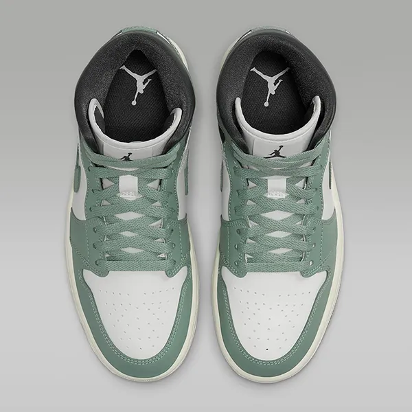 Giày Thể Thao Nike Air Jordan 1 MID BQ6472-130 Màu Xanh/Trắng Size 36