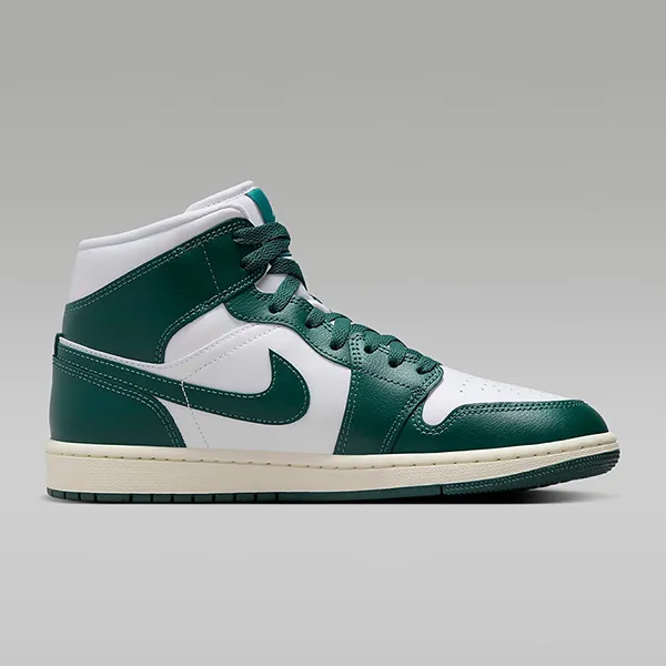 Giày Thể Thao Nike Air Jordan 1 MID BQ6472-133 Màu Xanh Green/Trắng Size 44 - Giày - Vua Hàng Hiệu