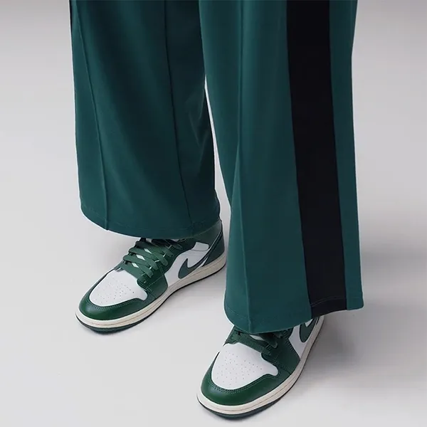 Giày Thể Thao Nike Air Jordan 1 MID BQ6472-133 Màu Xanh Green/Trắng Size 44 - Giày - Vua Hàng Hiệu