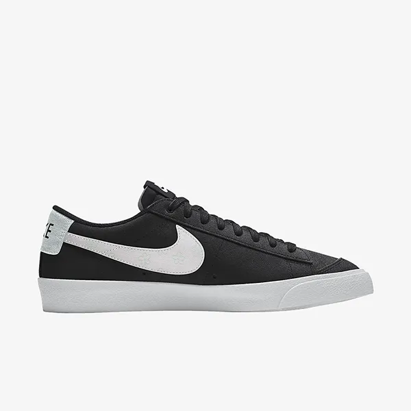Giày Thể Thao Nike Blazer Low 77 By You Custom Men's Shoes DQ9700-900 Màu Đen Trắng Size 38.5
