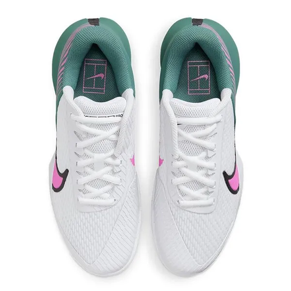 Giày Pickleball Nike Court Air Zoom Vapor Pro 2 HC DR6192-109 Shoes Màu Trắng Xanh Size 39 - Pickleball - Vua Hàng Hiệu