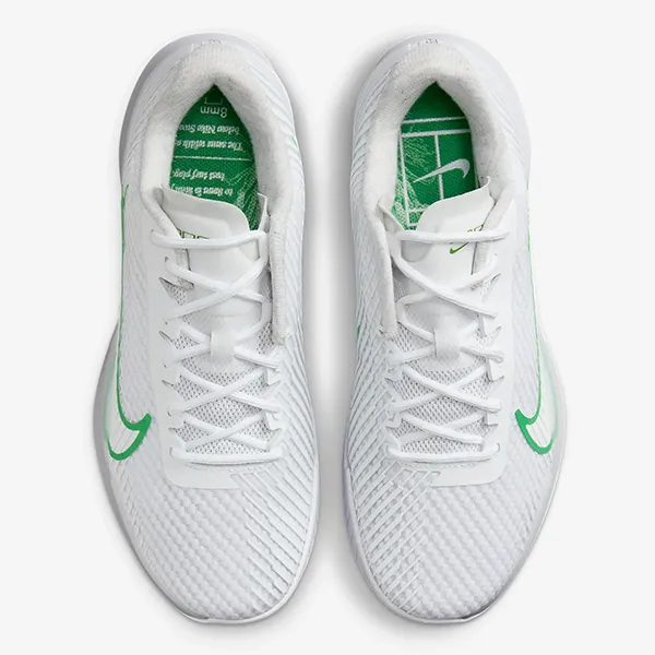 Giày Pickleball Nike Zoom Vapor 11 DR6965-102 Pickeball Shoes Màu Trắng Xanh Lá Size 39