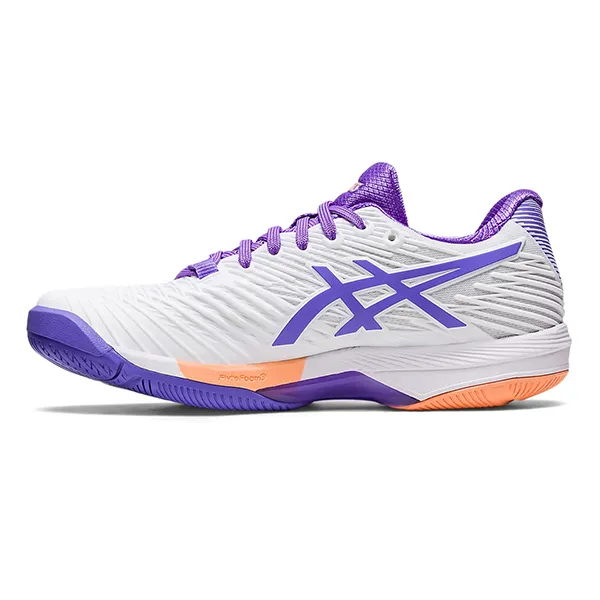 Giày Pickleball Nữ Asics Solution Speed FF2 1042A136-104 Pickeball Shoes Màu Trắng Phối Tím Size 39 - Pickleball - Vua Hàng Hiệu