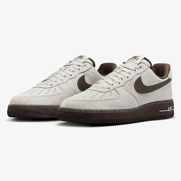 Giày Thể Thao Nữ Nike Air Force 1 07 HQ3485-104 Màu Xám Size 36