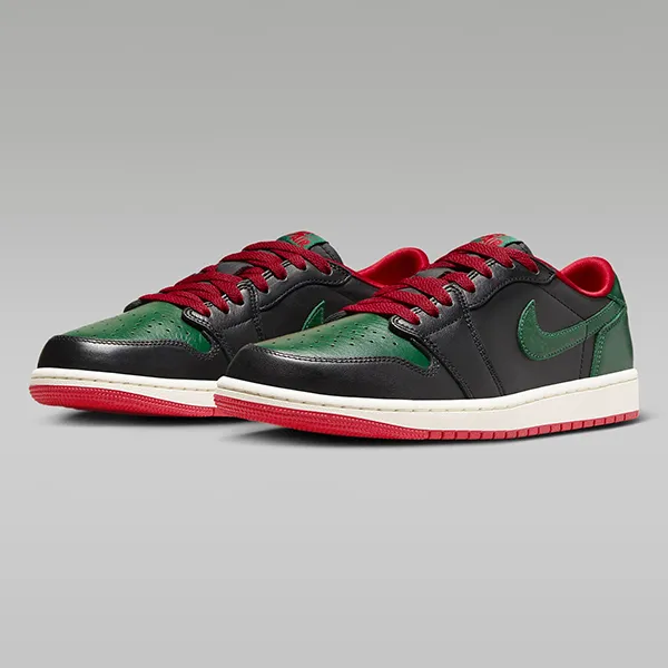 Giày Thể Thao Nữ Nike Air Jordan 1 Low OG Black/Gorge Green CZ0775-036 Màu Đen Phối Xanh Lá Size 40