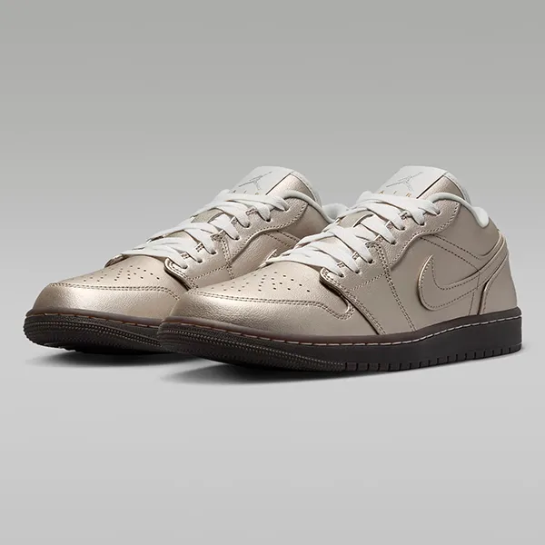 Giày Thể Thao Nữ Nike Air Jordan 1 LOW SE HQ3529-099 Màu Nâu Bạc Size 41