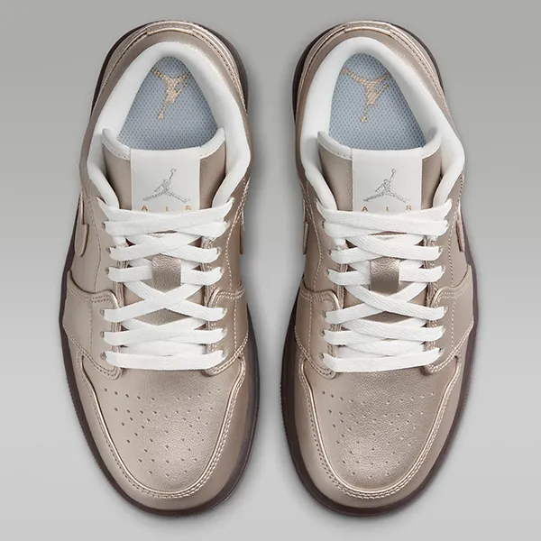 Giày Thể Thao Nữ Nike Air Jordan 1 LOW SE HQ3529-099 Màu Nâu Bạc Size 41