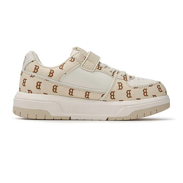 Giày Trẻ Em MLB Chunky Liner Denim Monogram Junior Boston Red Sox 7ASXJM44N-43CRD Màu Kem - Giày - Vua Hàng Hiệu