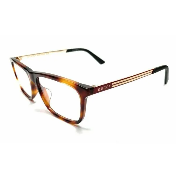 Gọng Kính Nam Gucci GG0696OA 003 Màu Vàng Đồi Mồi - Kính mắt - Vua Hàng Hiệu