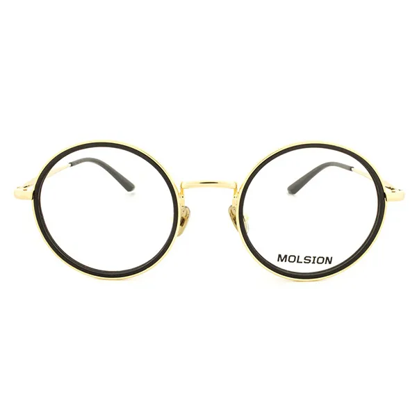 Gọng Kính Unisex Molsion MJ6070 B10 Màu Vàng Đen