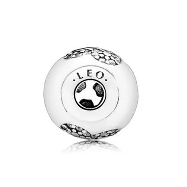 Hạt Vòng Charm Nữ Pandora Sterling Silver Essence Leo Zodiac With Clear Zirconia 796038CZ Màu Bạc - Trang sức - Vua Hàng Hiệu