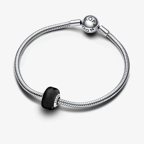 Hạt Vòng Charm Pandora Black Mini Murano Glass Charm 793117C00 Màu Đen - Trang sức - Vua Hàng Hiệu