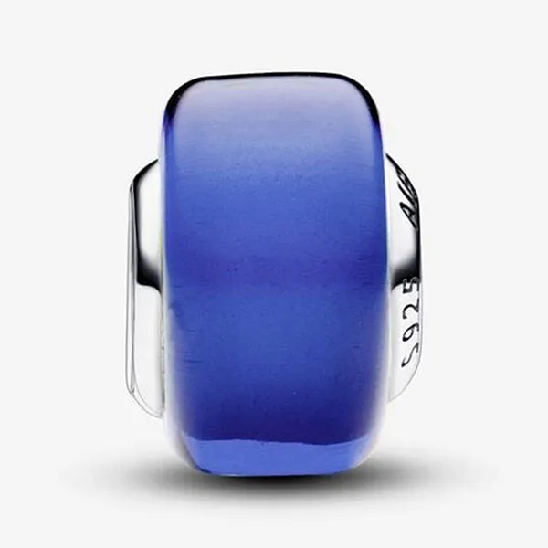 Hạt Vòng Charm Pandora Blue Mini Murano Glass Charm 793105C00 Màu Xanh Dương - Trang sức - Vua Hàng Hiệu