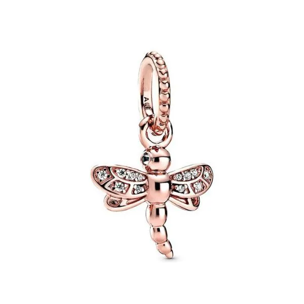 Hạt Vòng Charm Pandora Dragonfly Pendants Charm 388803C01 Màu Vàng Hồng - Trang sức - Vua Hàng Hiệu