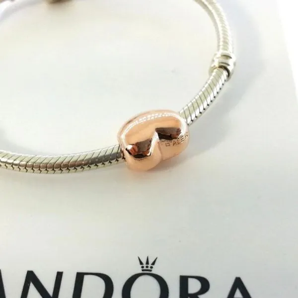 Hạt Vòng Charm Pandora Rose Gold Plated Big Smooth Heart Charm 780137 Màu Vàng Hồng - Trang sức - Vua Hàng Hiệu