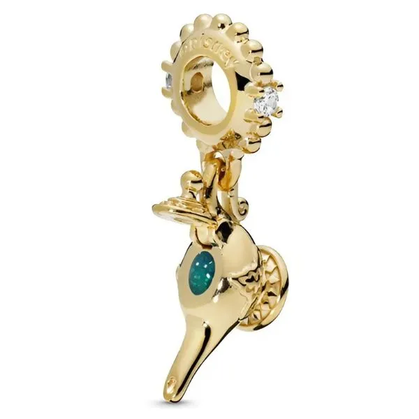 Hạt Vòng Charm Pandora Shine Disney Magic Lamp Dangle Charm 768038CZ Màu Vàng Gold C_QP - Trang sức - Vua Hàng Hiệu