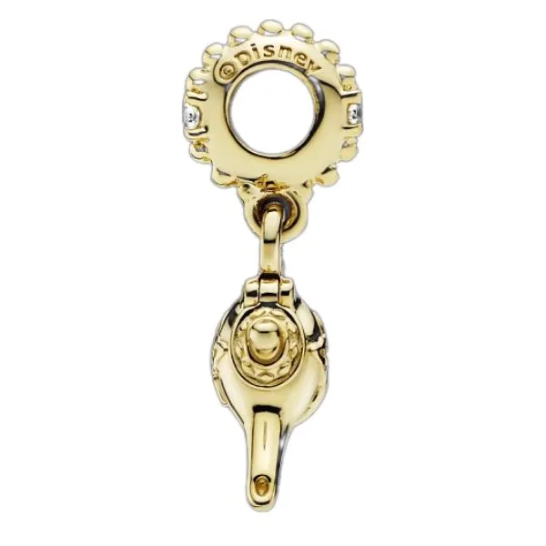 Hạt Vòng Charm Pandora Shine Disney Magic Lamp Dangle Charm 768038CZ Màu Vàng Gold C_QP - Trang sức - Vua Hàng Hiệu