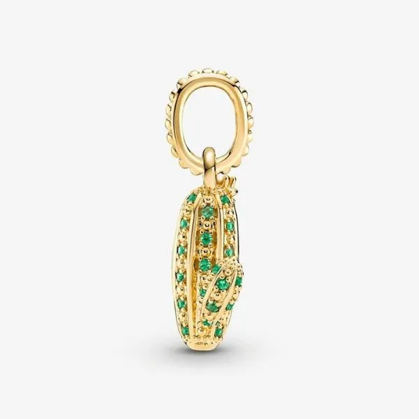 Hạt Vòng Charm Pandora Sparkling Desert Cactus Pendant 361687C01 Màu Vàng Gold C_QP - Trang sức - Vua Hàng Hiệu