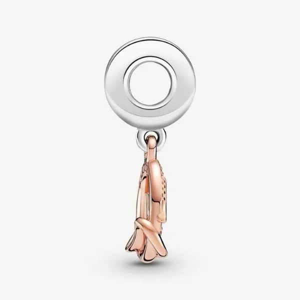 Hạt Vòng Charm Pandora Two Tone Mum Dangle Charm 789374C01 Màu Vàng Hồng - Trang sức - Vua Hàng Hiệu