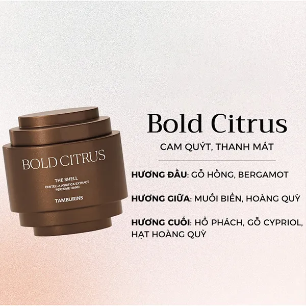 Kem Dưỡng Da Tay Tamburins Bold Citrus 30ml - Mỹ phẩm - Vua Hàng Hiệu