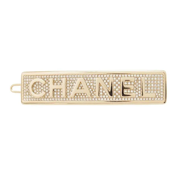 Kẹp Tóc Chanel B21 Barrettes AB5651 B02818 Màu Vàng Gold