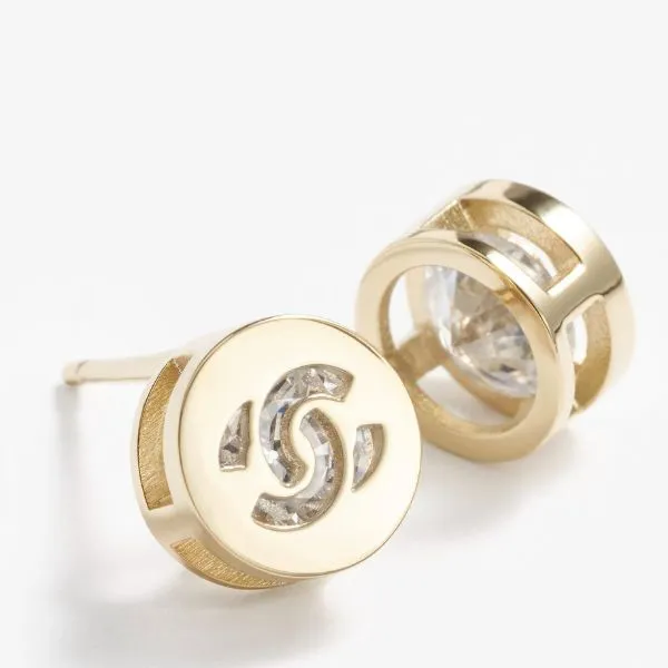Khuyên Tai Nữ Chanel Metal And Stone Beads Reference ABE107 B17803 NZL31 Màu Vàng Gold - Trang sức - Vua Hàng Hiệu