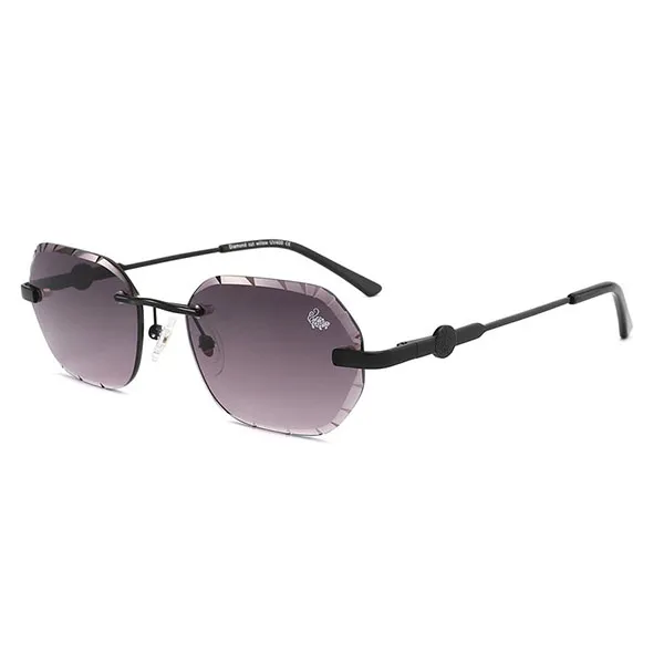 Kính Mát Belvoir&Co Diamond Cut Willow Black Smoke Sunglasses Màu Đen Khói Size 53 - Kính mắt - Vua Hàng Hiệu