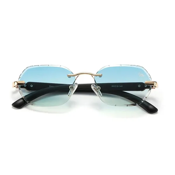 Kính Mát Belvoir&Co Diamond Cut Willow Sunset Black Màu Xanh Blue - Kính mắt - Vua Hàng Hiệu