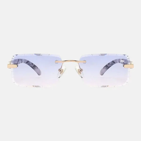 Kính Mát Belvoir&Co Hampton Cut Hampton White Marble/Bleu Sunglasses Màu Trắng - Xanh Size 55 - Kính mắt - Vua Hàng Hiệu