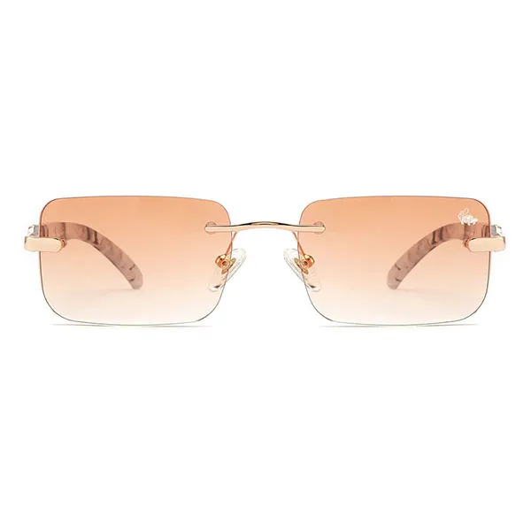 Kính Mát Belvoir&Co Hampton White Marble Gold/Tea Sunglasses Màu Vàng
