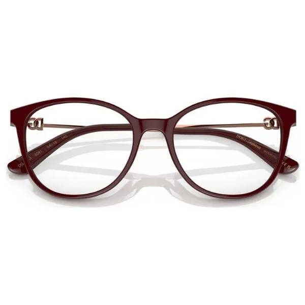 Kính Mắt Cận Nữ Dolce & Gabbana Butterfly Eyeglasses DG336354 Màu Đỏ