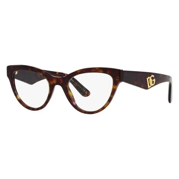 Kính Mắt Cận Nữ Dolce & Gabbana Eyeglasses DG 3372 502-52 Màu Nâu Havana