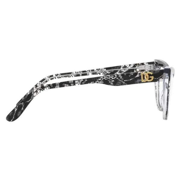 Kính Mắt Cận Nữ Dolce & Gabbana Eyeglasses DG3354 3152 54 Màu Đen Trắng