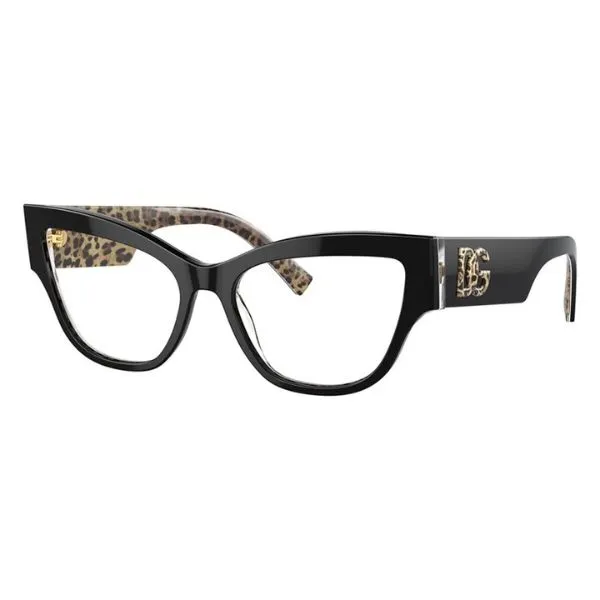 Kính Mắt Cận Nữ Dolce & Gabbana Eyeglasses DG3378 3299 Màu Đen