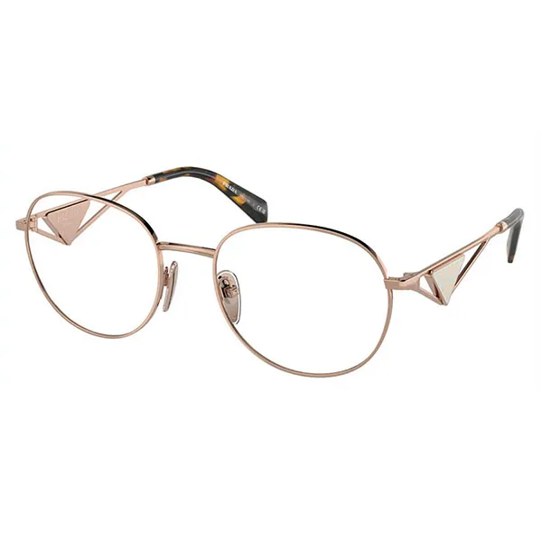 Kính Mắt Cận Nữ Prada Eyeglasses PR A50V SVF1O1 Màu Vàng Hồng