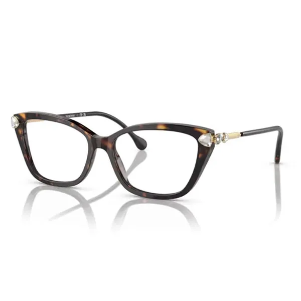Kính Mắt Cận Nữ Swarovski 0SK2011 100253 Havana Eyeglasses Màu Nâu - Kính mắt - Vua Hàng Hiệu