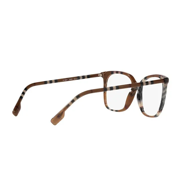 Kính Mắt Cận Unisex Burberry Eyeglasses Louise Check BE2367 3966 54 Màu Nâu - Kính mắt - Vua Hàng Hiệu